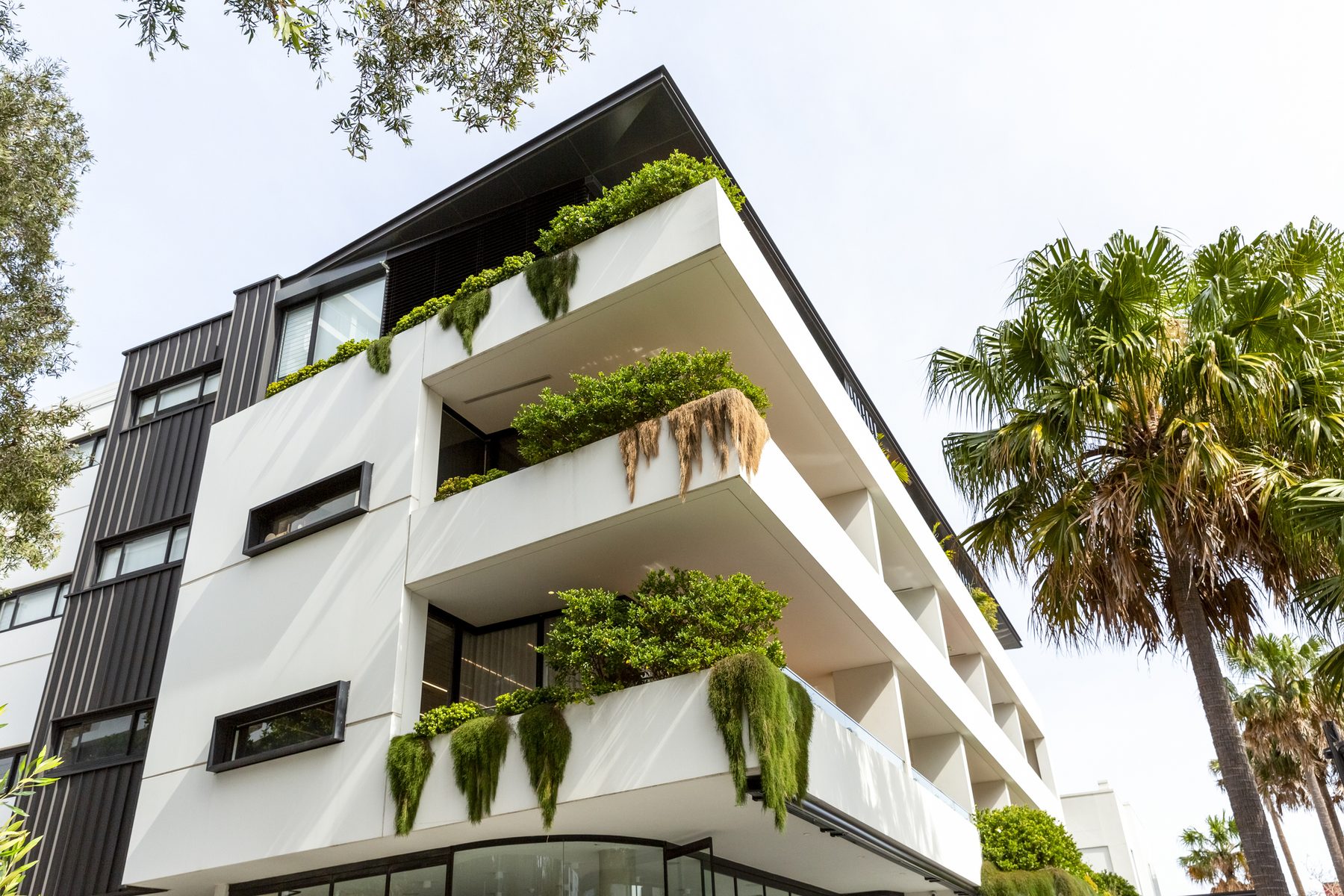 An Elliott Group residence with planted terraces