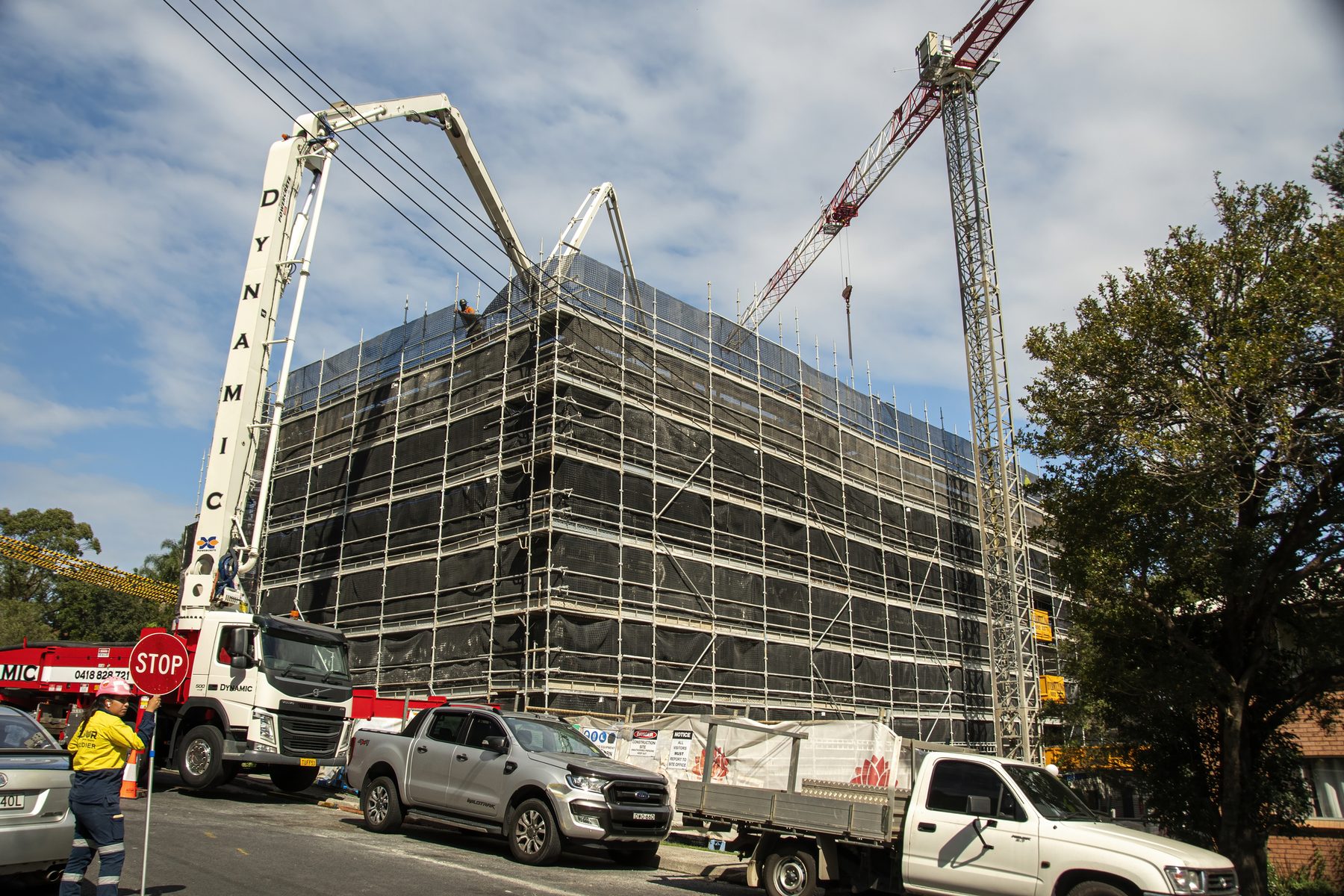 A Red Dog site under construction